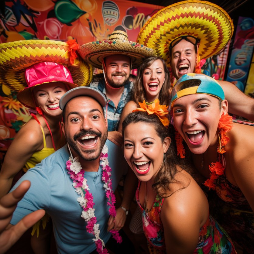 Accesorios para fotos con temática mexicana para fiestas - Mexicada