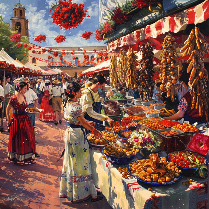 Alimentos Tradicionales De Las Festivales De La Feria - Mexicada