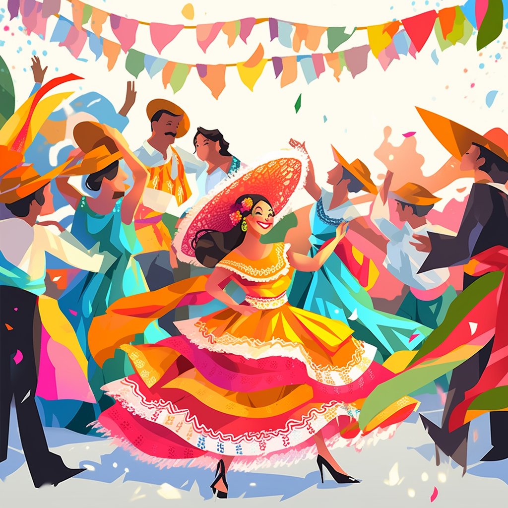 Bailes populares mexicanos en fiestas. - Mexicada