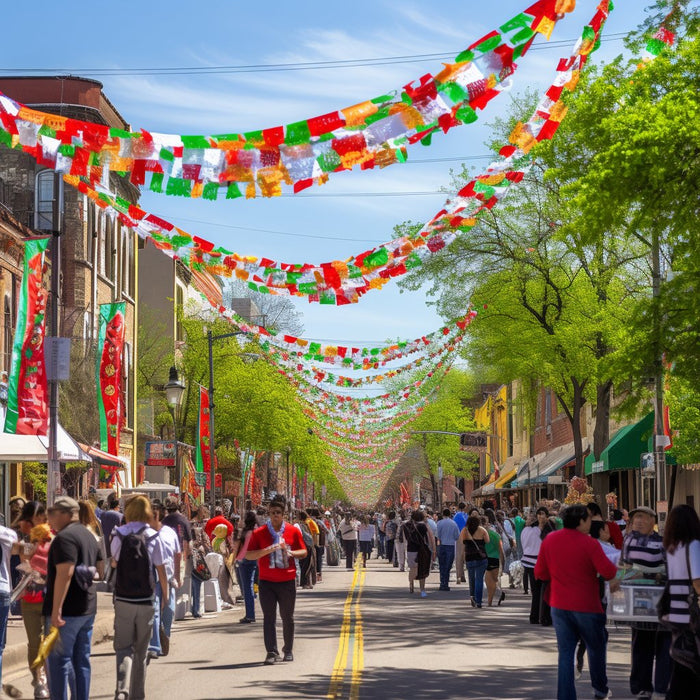 Banderas y banderas temáticas de Cinco De Mayo - Mexicada