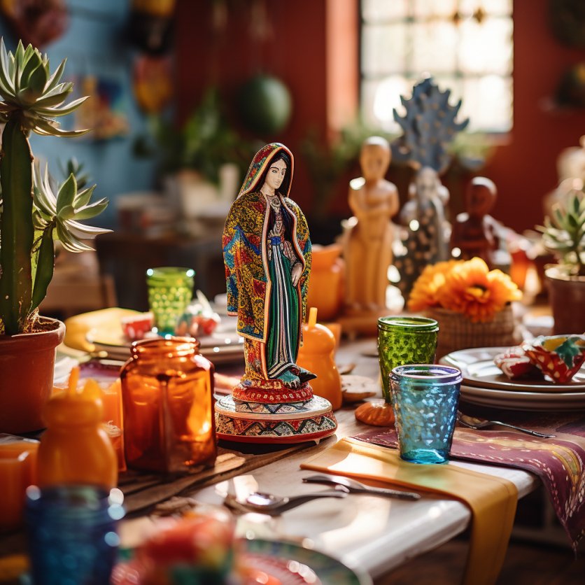 Centros de mesa para una fiesta mexicana - Mexicada
