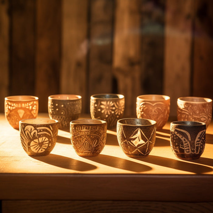 Copitas para saborear mezcal. - Mexicada