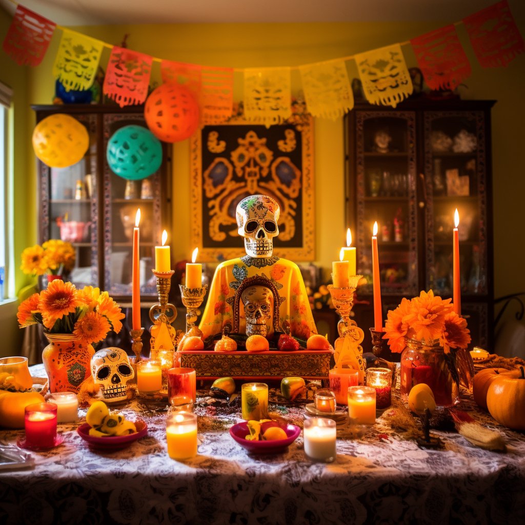 Day Of The Dead Ofrenda Decorations — Mexicada