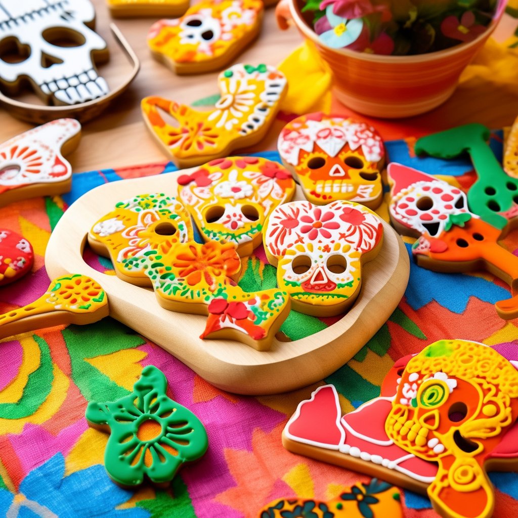 Day Of The Dead Themed Cookie Cutters - Mexicada