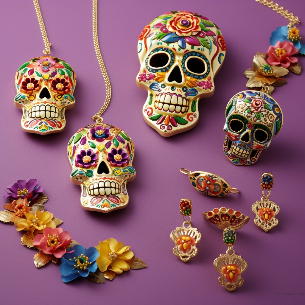 Day Of The Dead Themed Jewelry - Mexicada