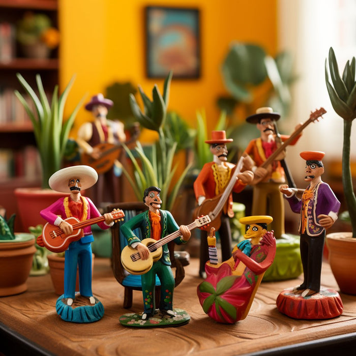 Decorative Mariachi Band Figurines - Mexicada