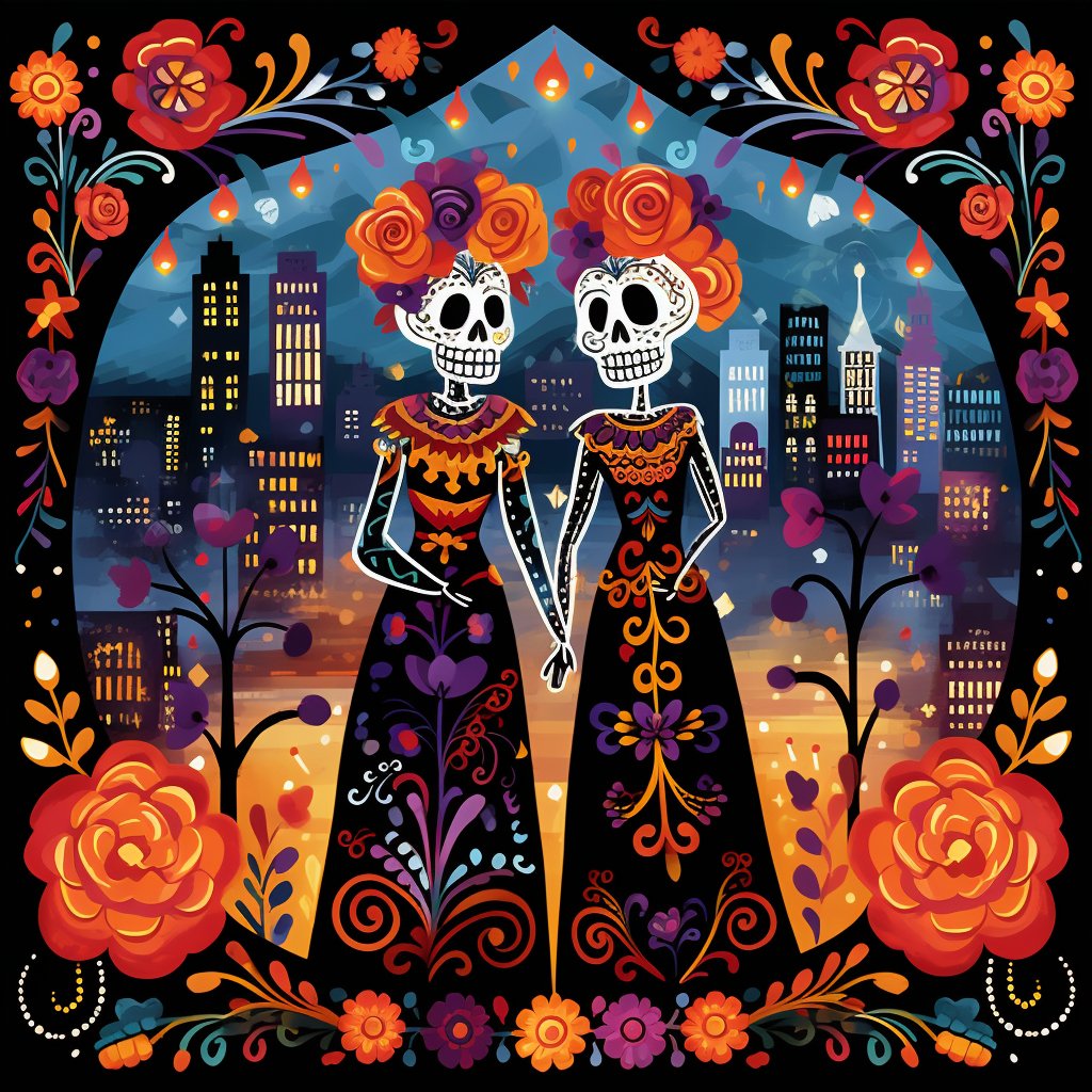 Día De Los Muertos Art Prints - Mexicada
