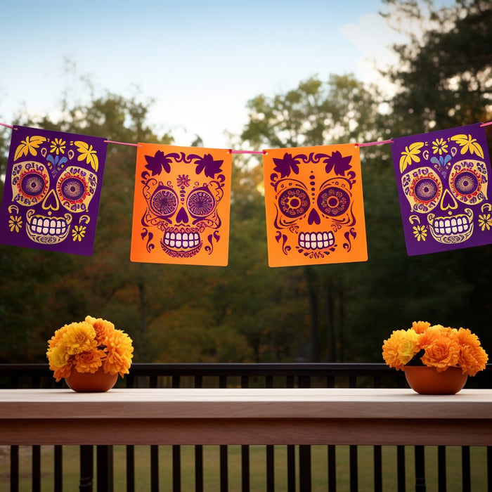 Día de los Muertos Pancartas al Aire Libre - Mexicada