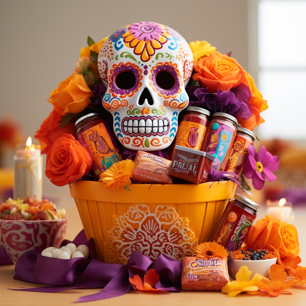 Día De Los Muertos Themed Gift Baskets - Mexicada