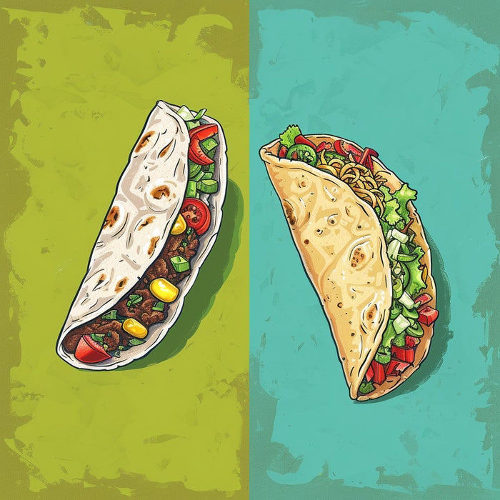 Difference Between Tacos And Burritos: - Mexicada