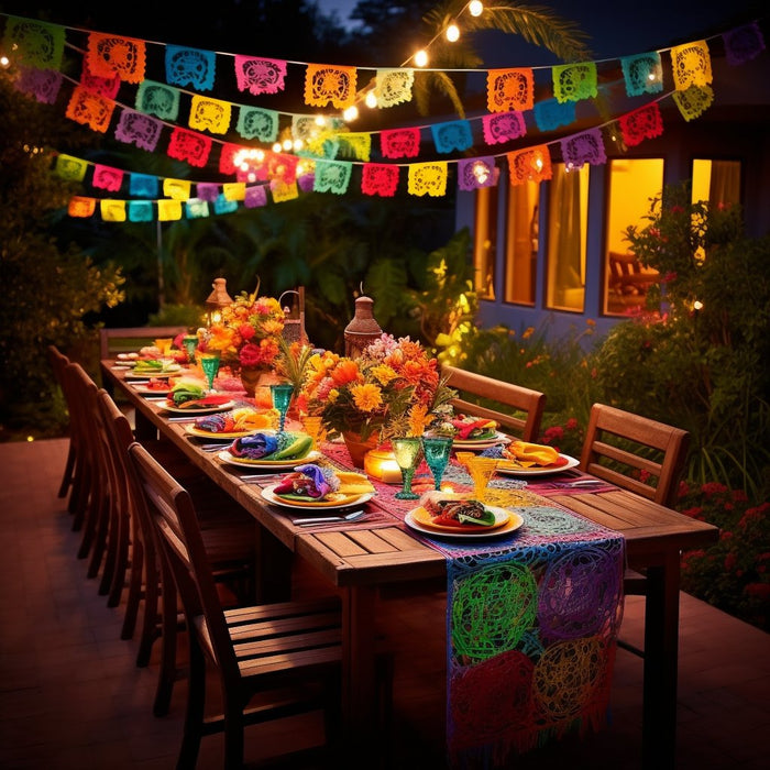 Estilo de Decoración al aire libre para Fiestas de Celebración - Mexicada