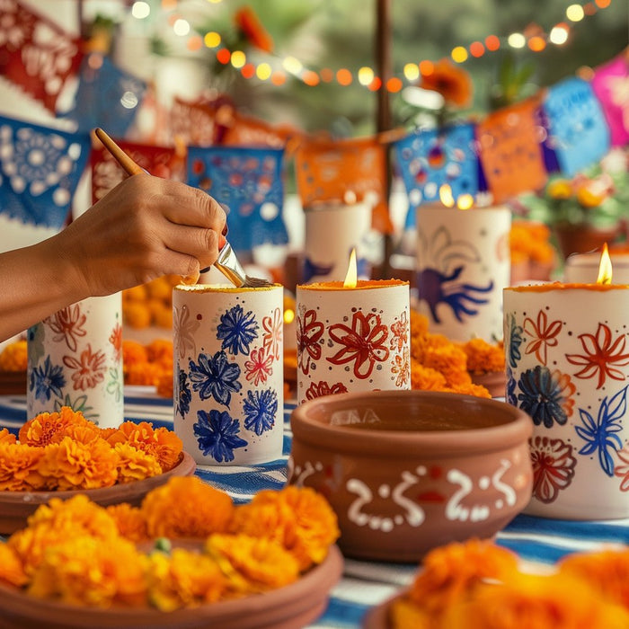 Hacer velas de celebración mexicanas - Mexicada