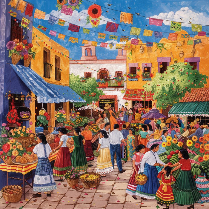 Importancia cultural de los puestos en las celebraciones mexicanas. - Mexicada