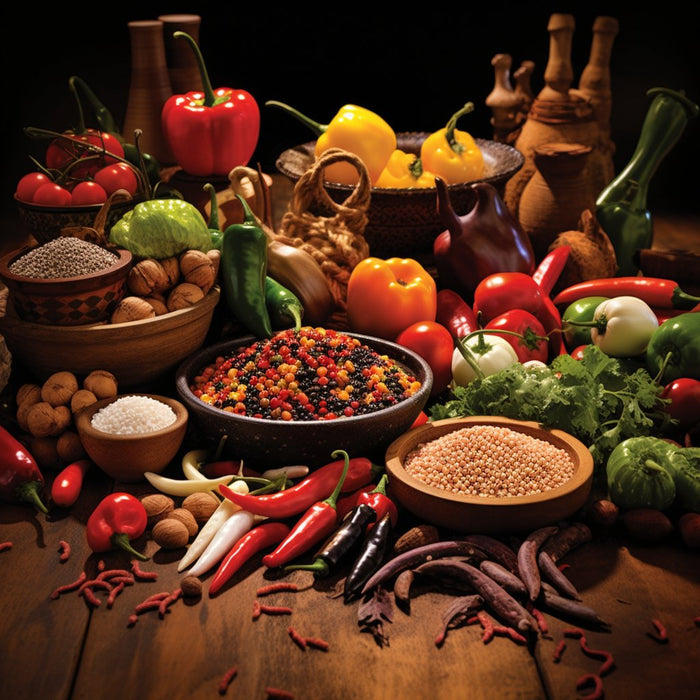 Ingredientes culinarios para platillos regionales mexicanos. - Mexicada