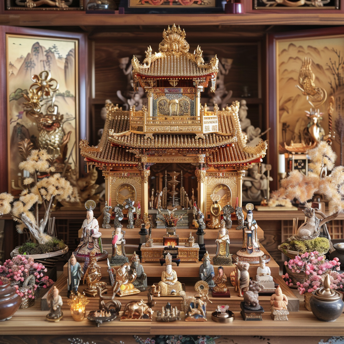 Flores de caléndula artificiales para ofrendas.