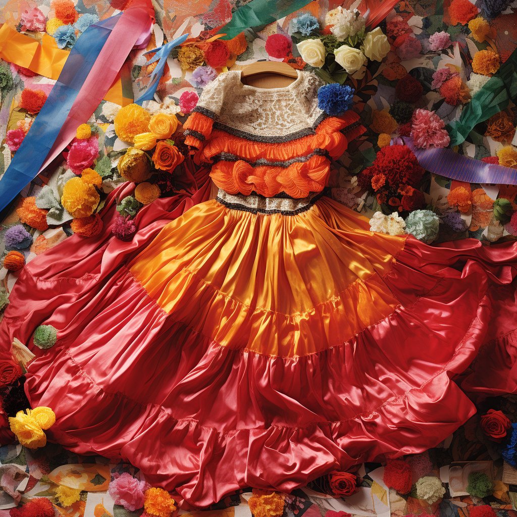 Materials Used In Making Mexican Party Dresses - Mexicada