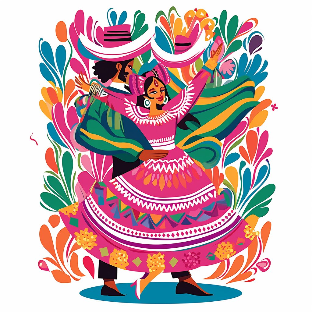 Mexican Dance Instructional Posters - Mexicada