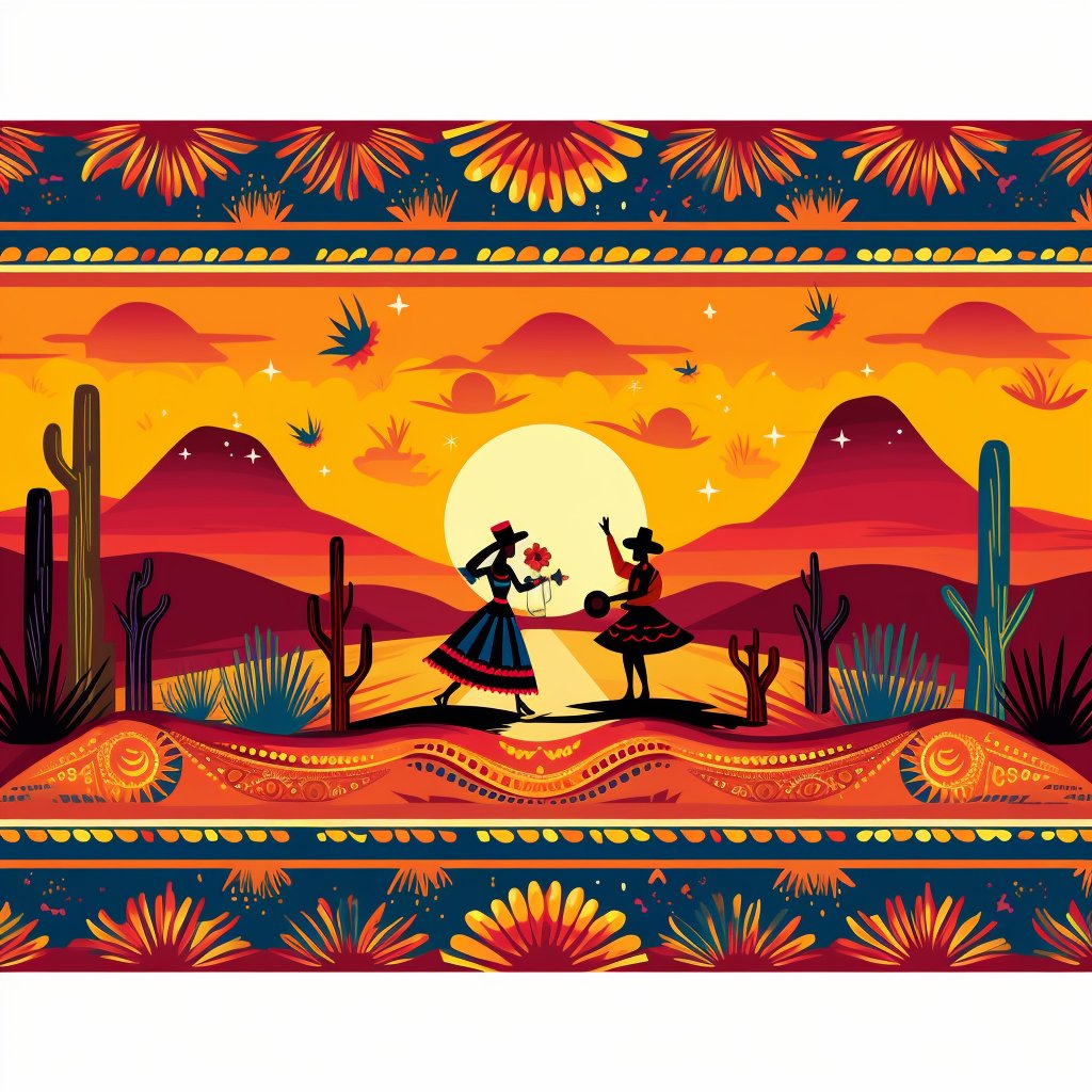 Mexican Dance-Themed Event Banner - Mexicada