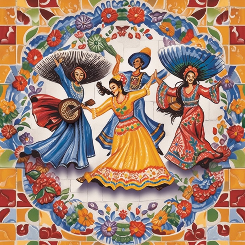 Mexican Dance-Themed Wall Art - Mexicada