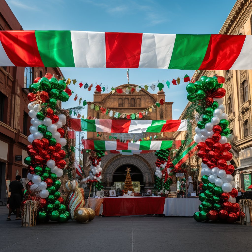 Mexican Independence Day Flag Decorations - Mexicada