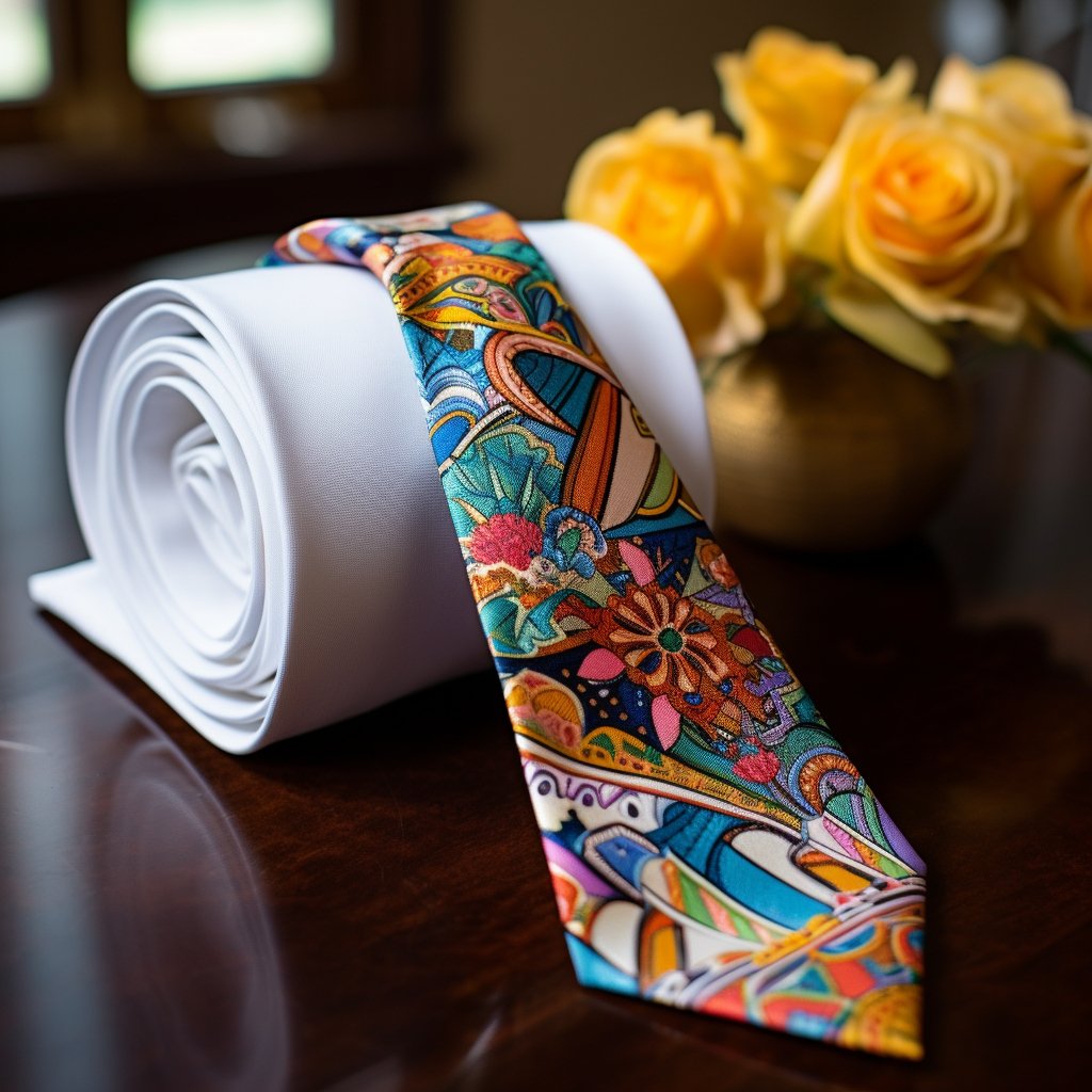 Mexican-Themed Tie For Formal Events - Mexicada