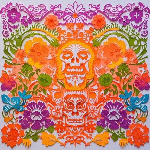 Papel Picado para el Día de los Muertos - Mexicada