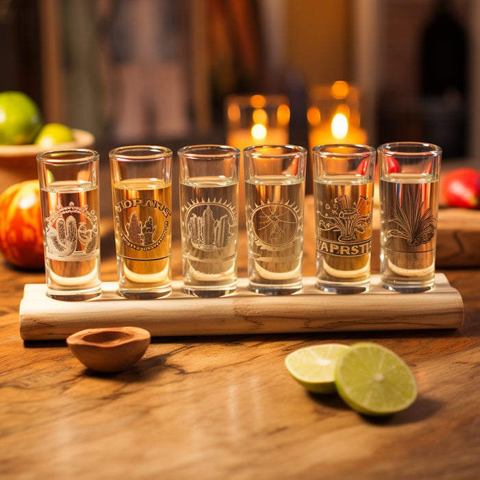 Personalized Tequila Shot Glasses - Mexicada