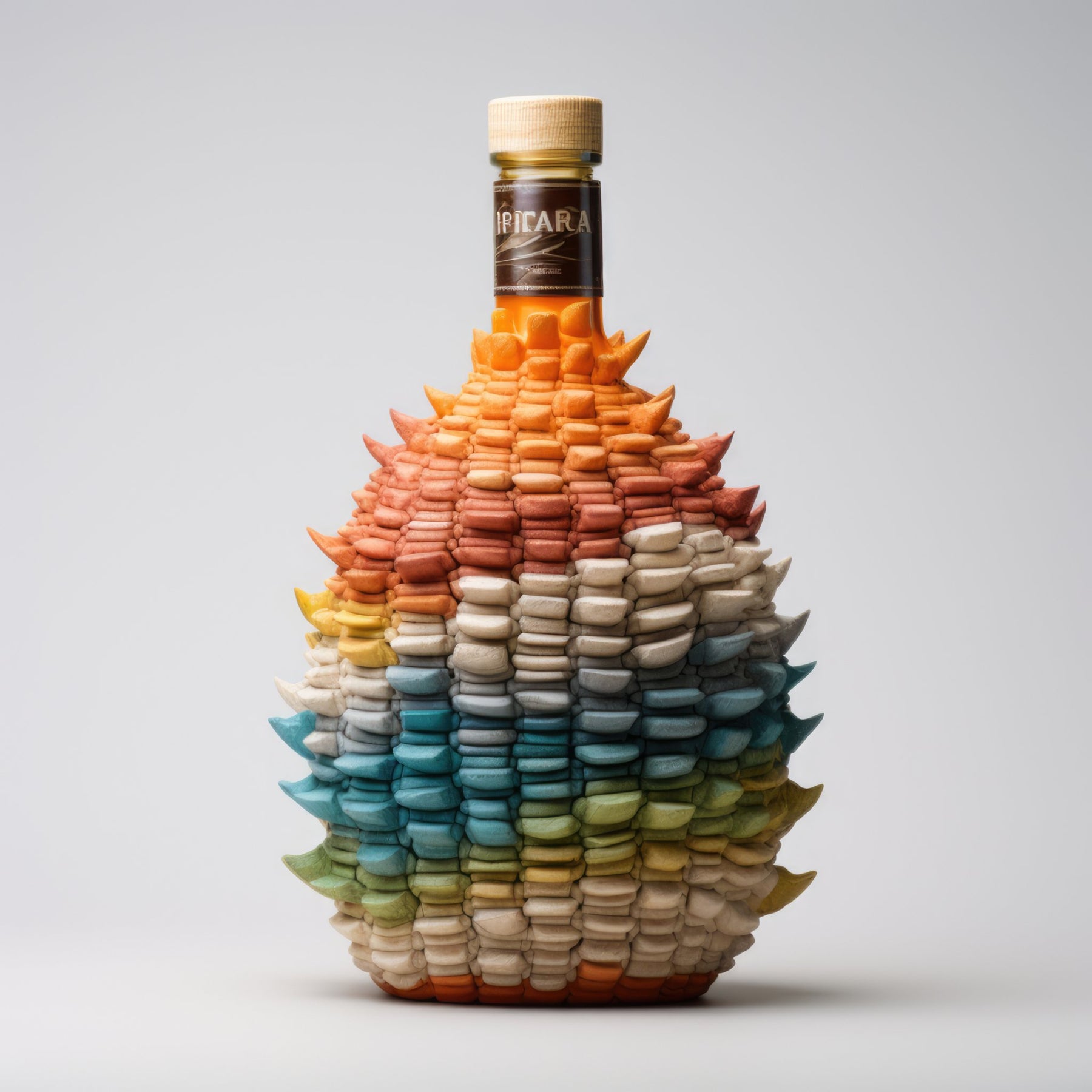 Piñata Resembling A Bottle Of Tequila Or Mezcal - Mexicada