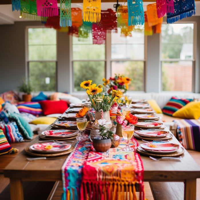 Regional Mexican Textiles For Party Decor - Mexicada