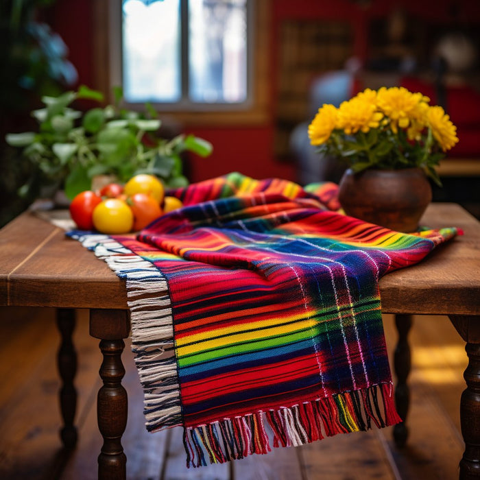 Serape Mexicano tradicional. - Mexicada