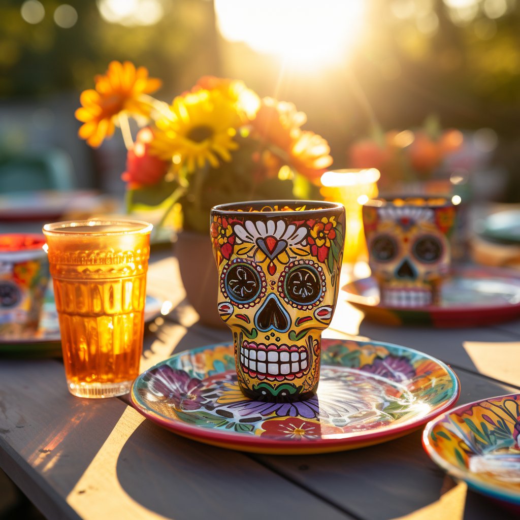 Set Of Mariachi-Themed Tableware For Parties - Mexicada