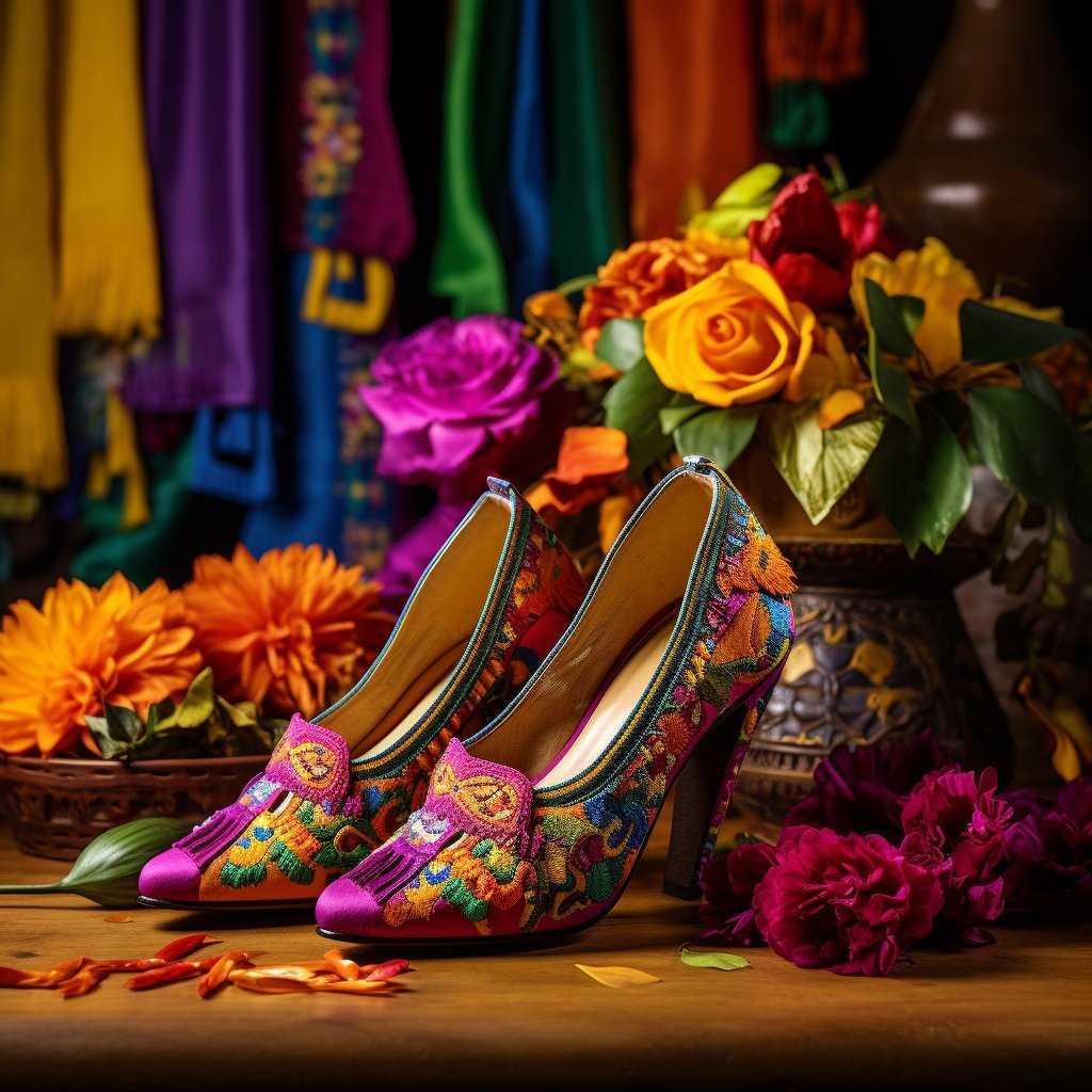 Set Of Mexican-Inspired Footwear For Celebrations - Mexicada