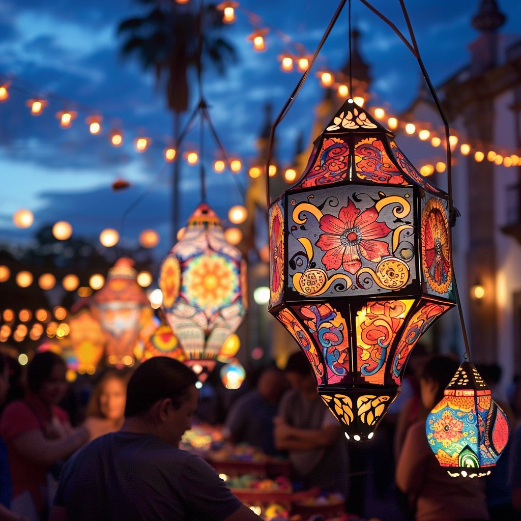 Traditional Lanterns In Mexican Festivities - Mexicada