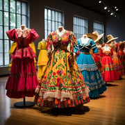 Traditional Mexican Party Costumes From Various Regions