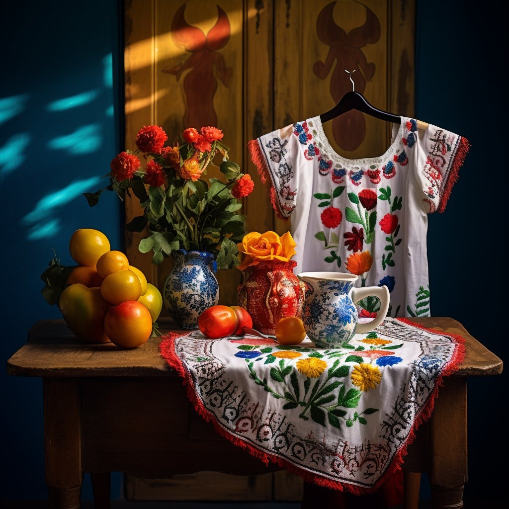 Traditional Mexican Peasant Blouse - Mexicada