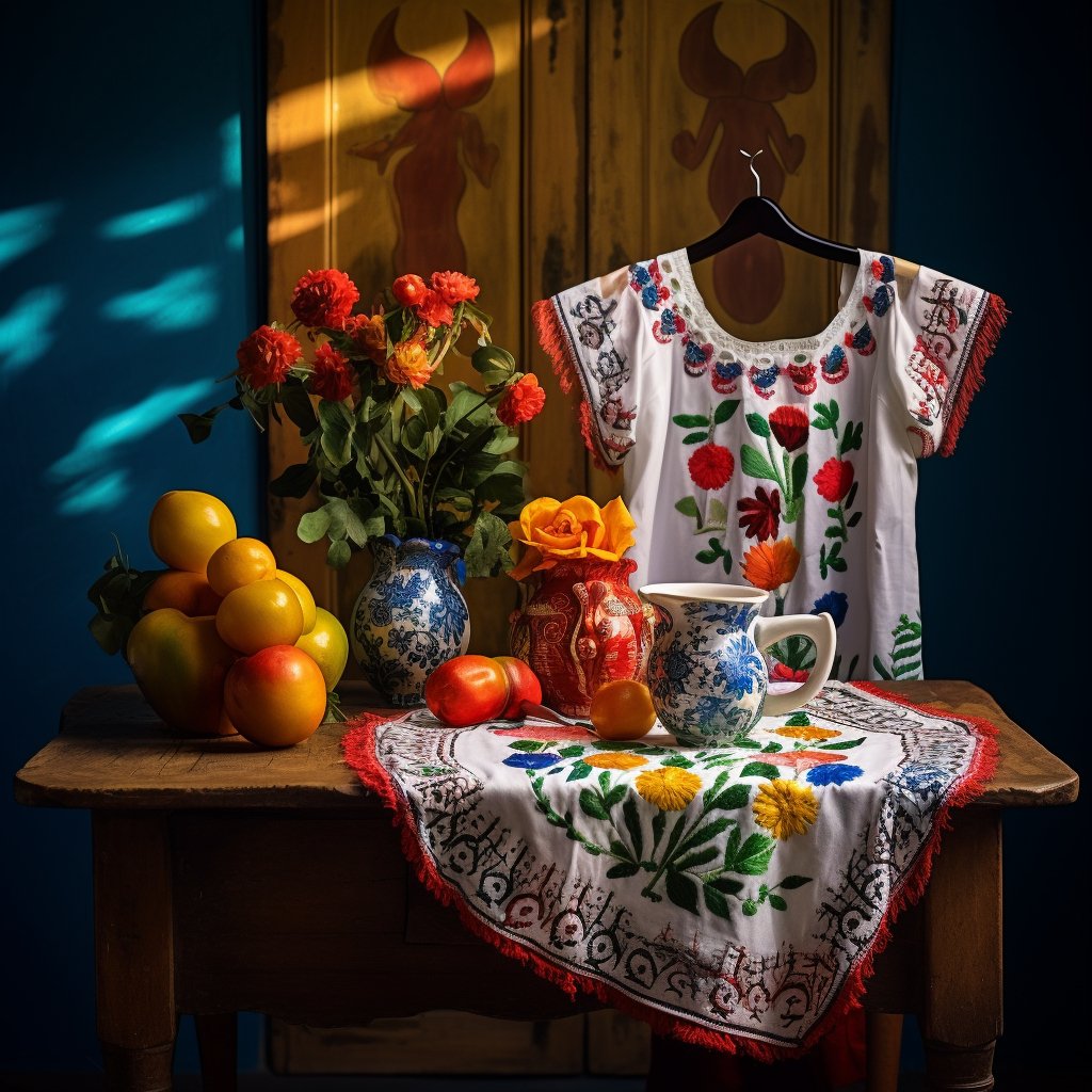 Traditional Mexican Peasant Blouse - Mexicada