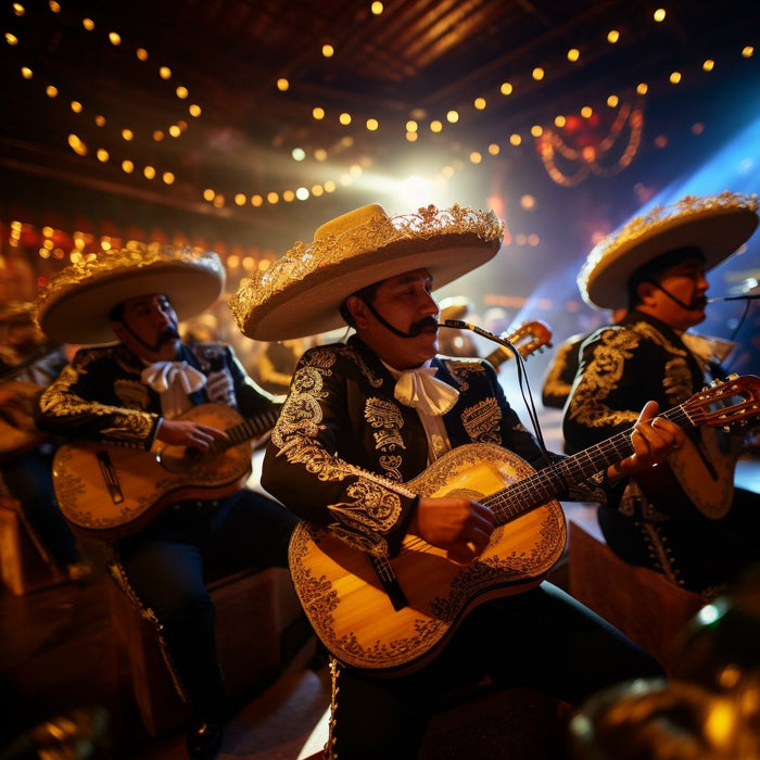 Vestimenta tradicional de una banda de Mariachi. - Mexicada