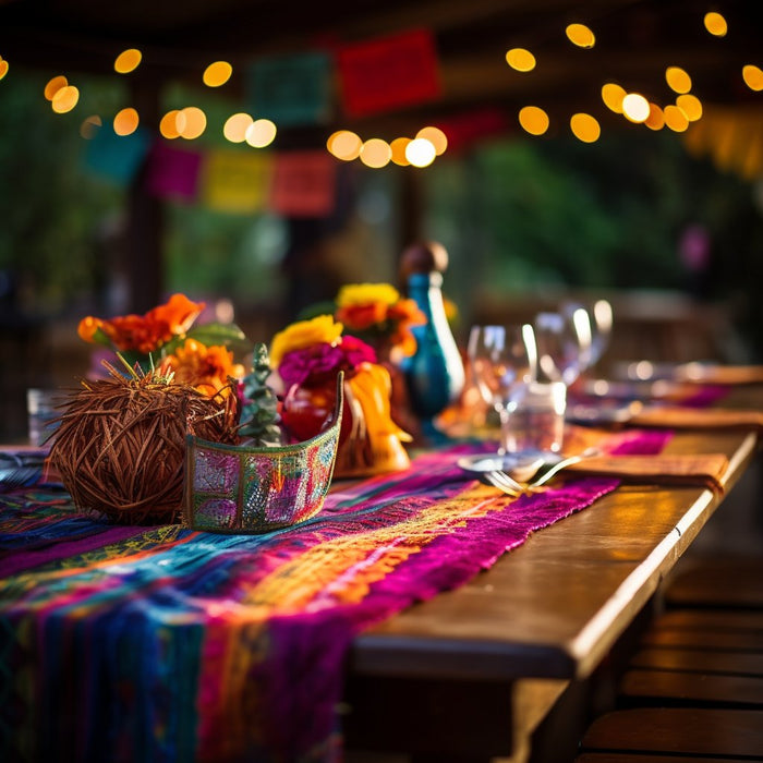 Zarape mexicano tradicional para celebraciones. - Mexicada