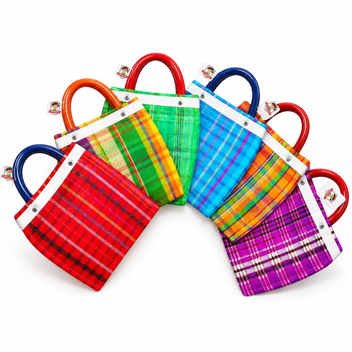 Sacs à bonbons cadeaux authentiques type fourre-tout mexicain | Multicolores