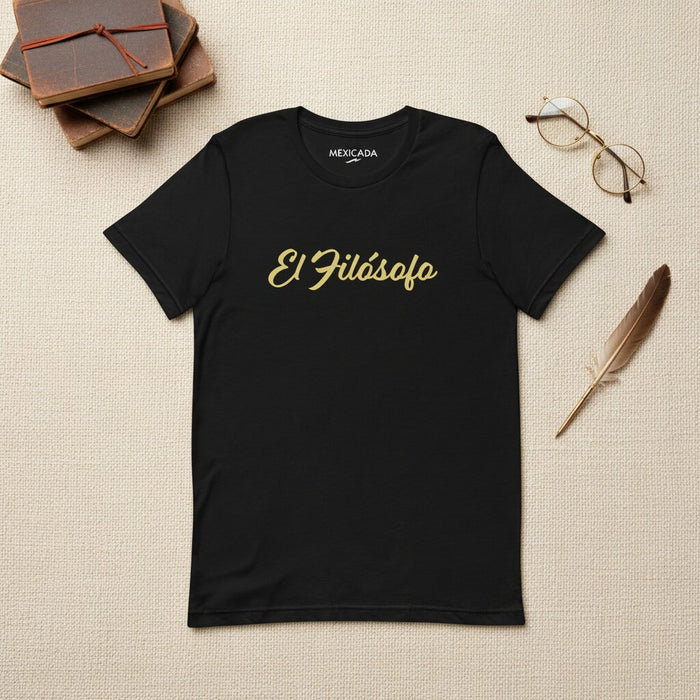 La T-shirt da uomo e donna El Filósofo | Il Filosofo, Saggezza, Pensiero, Intelletto, Ricercatore di Conoscenza | E5