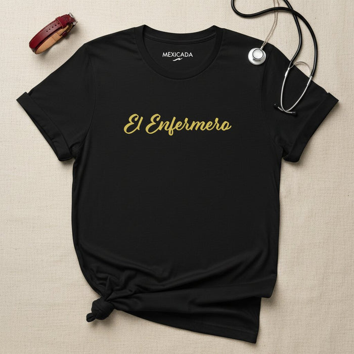 La T-Shirt da uomo e donna El Enfermero | L'infermiere, Guarigione, Cura, Dedizione, Eroe Medico | E5
