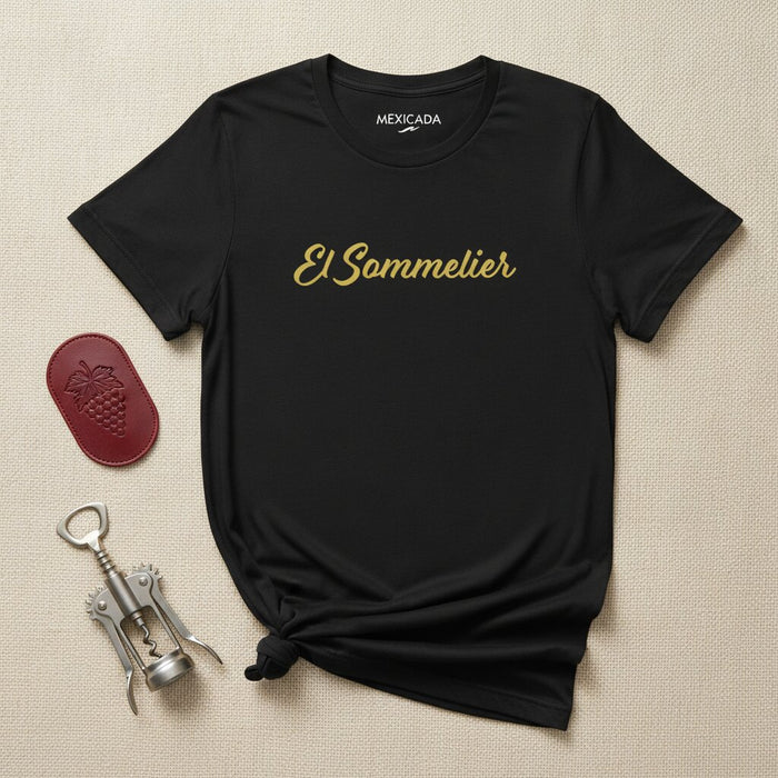 T-shirt El Sommelier Hommes et Femmes | Amateur de Vin, Connaisseur, Dégustation, Rouge et Blanc, Esprit Vignoble | E5