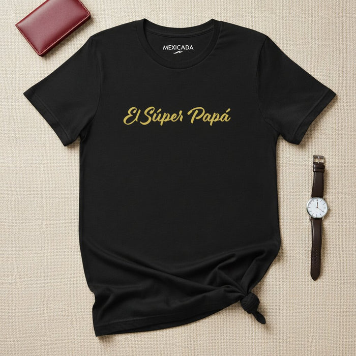 Das Super-Papa Herren- und Damen-T-Shirt | Super Dad, Held, Vaterschaft, Liebe, Familie, Beschützer | E5