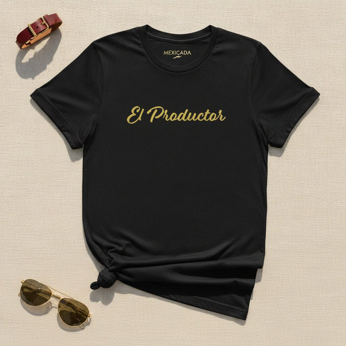 La T-Shirt Unisex El Productor | Il Produttore, Sforzo, Visione, Ambizione, Fatica, Sogna in Grande | E5
