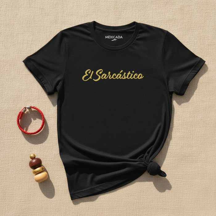 Das Sarkastische Herren- und Damen-T-Shirt | Der Sarkastische, Witz, Humor, Haltung, Ironie, Kühne Persönlichkeit | E5