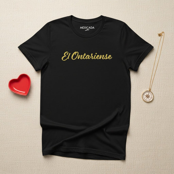 T-shirt El Ontariense pour hommes et femmes | L'Ontarien, Canada, héritage, racines, fierté, identité | E5