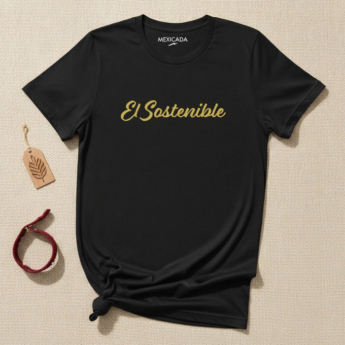 Nachhaltiges T-Shirt für Damen und Herren | Der Nachhaltige, Erde, Gleichgewicht, Öko-Kraft, Natur-Vibes | E5