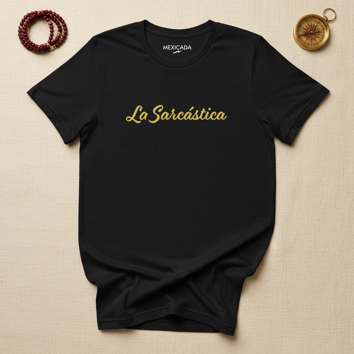 La T-Shirt Sarcastica da Uomo e Donna | La Sarcastica, Umorismo, Arguzia, Atteggiamento, Vibrazioni Audaci | L5