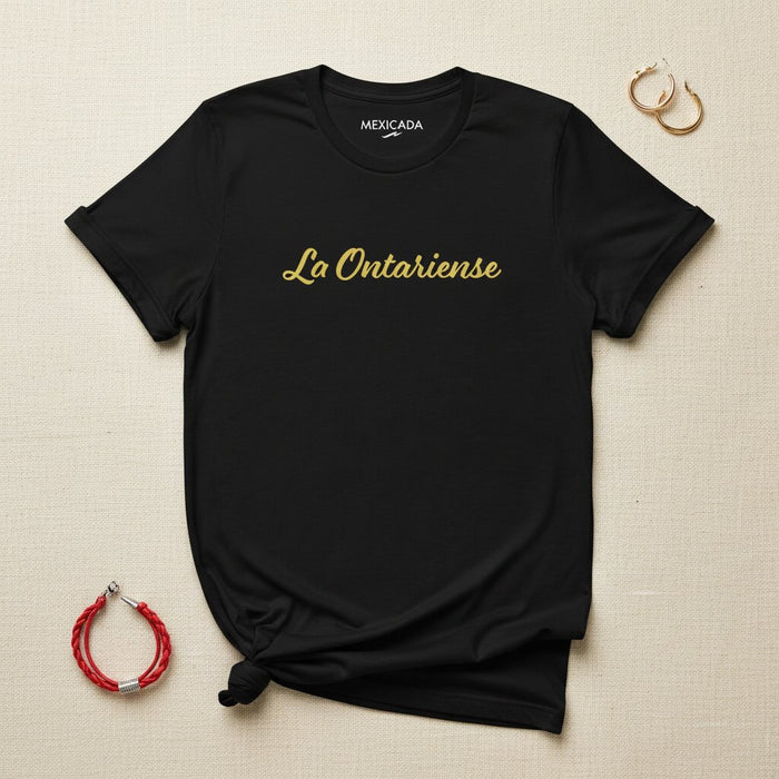 La Ontariense Men & Women's T-Shirt | Ontario Pride, Heritage, Roots, Identity, Home | L5