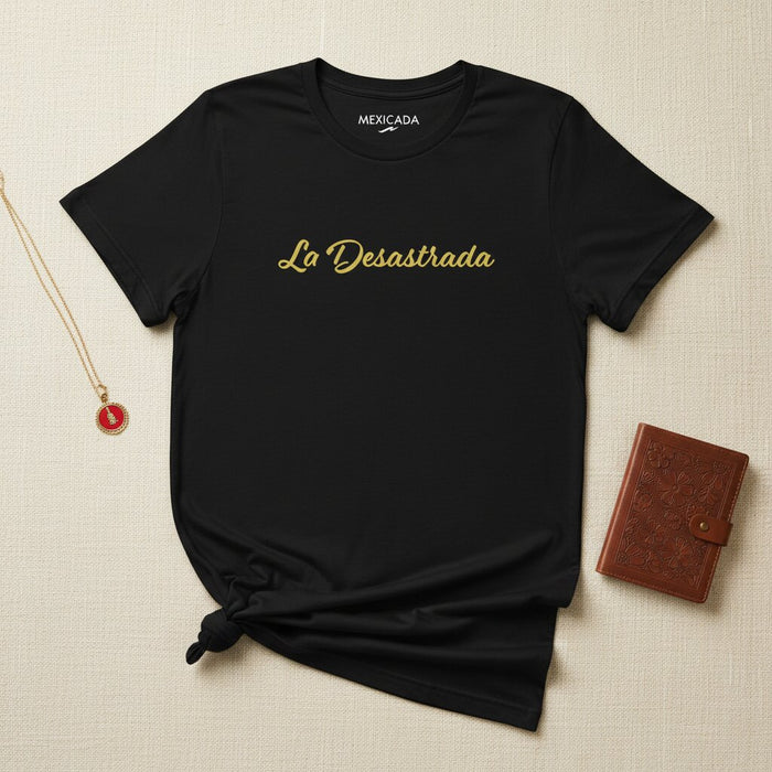 La T-Shirt da Uomo e Donna Desastrada | La Disordinata, Ribelle, Audace, Caos, Spirito Selvaggio, Indomita | L5